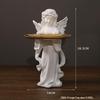 Angel Girl Jewelry Tray Figurine - Creative Resin Sculpture Gift