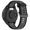 18mm 20mm 22mm Officiellt Silikonarmband För Garmin Forerunner 55 165 965 265 645 Music Mjukt armband för Gramin Venu 3S Band