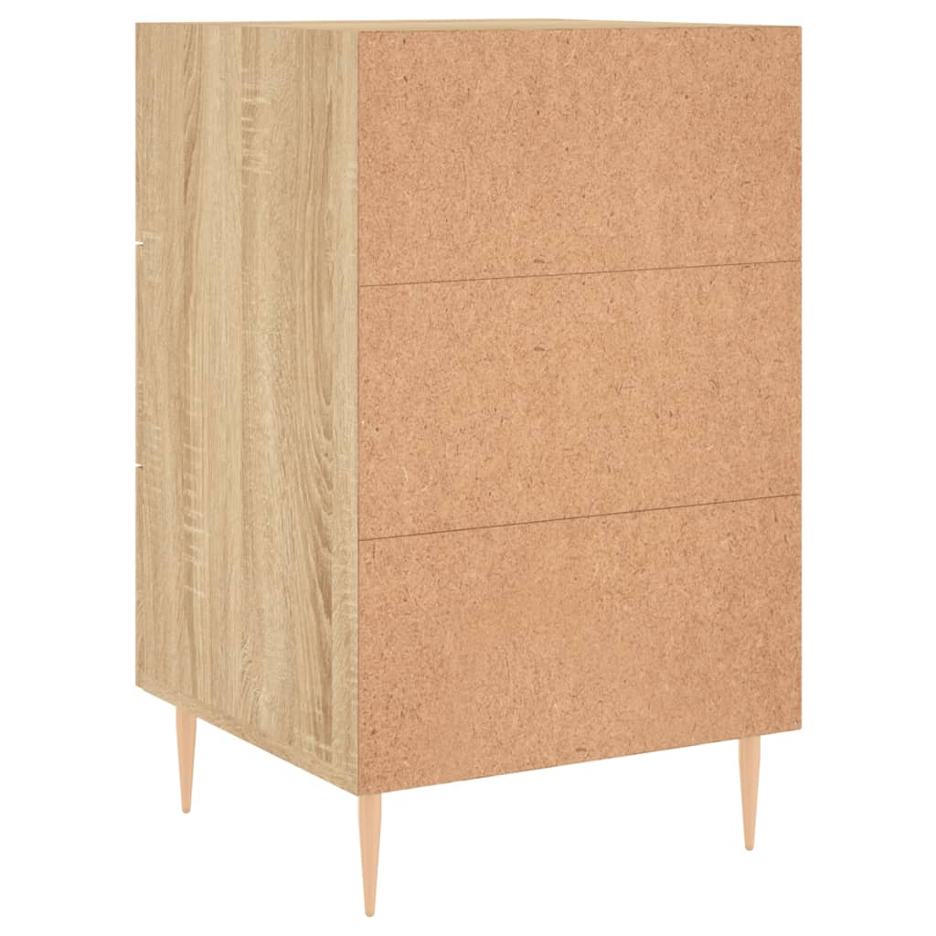 Vidaxl Szafka Nocna, Dąb Sonoma, 40X40X66 Cm, Materiał Drewnopochodny