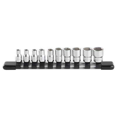 Zestaw nasadek TONE z kątem napędowym HS210 Zawartość 10 elementów (Sześciokątny / uchwyt) 6,35 mm (1/4 ")
