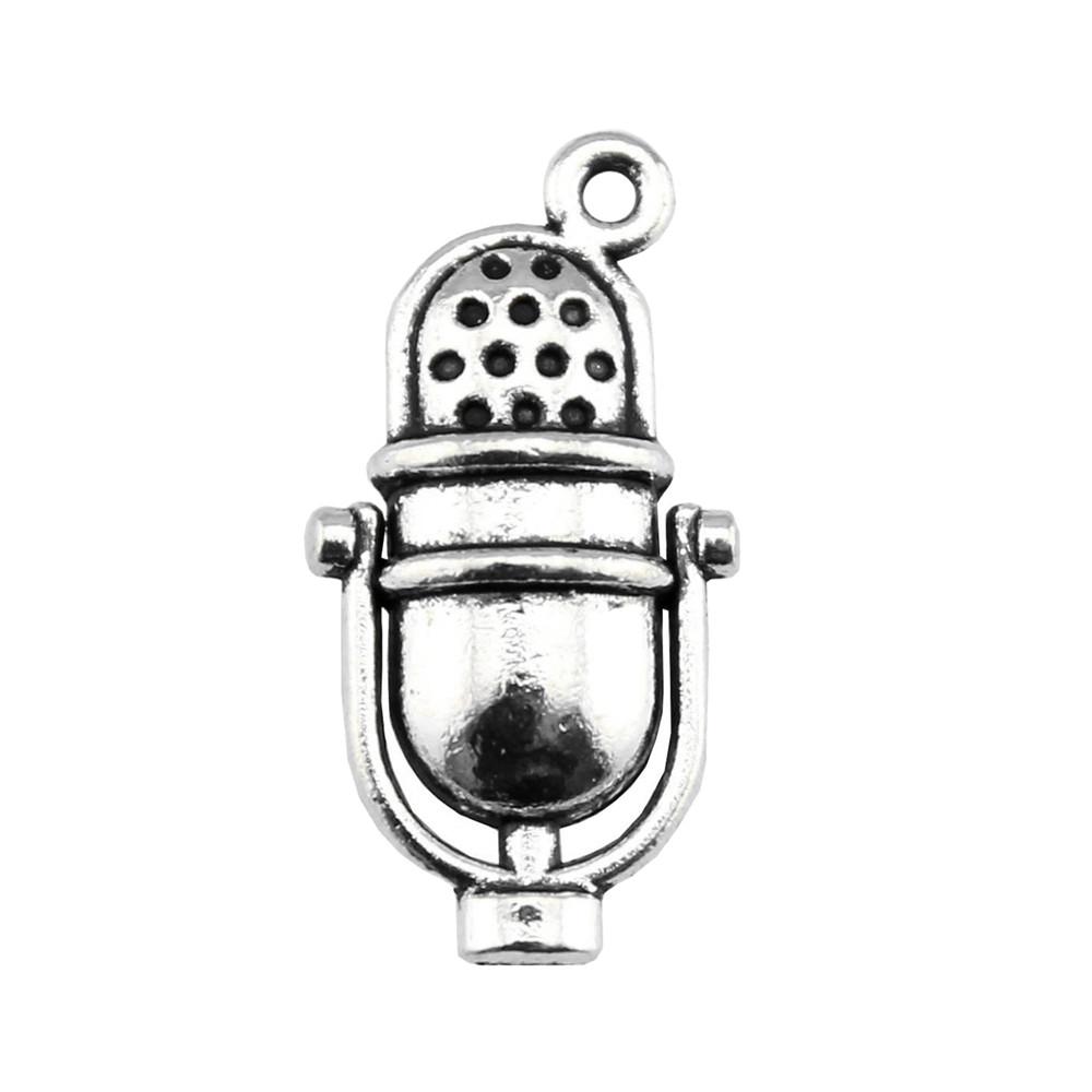 Musical Charms Multi Color Alloy Guitar Pendants For Music Themed Jewelry Making