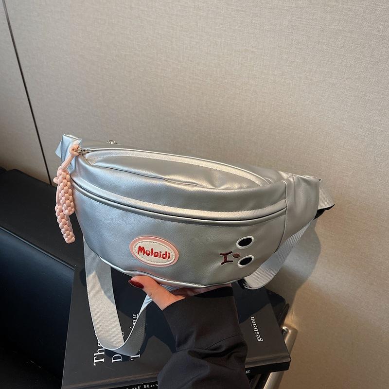 

Премиальная сумка Кроссбоди поясная сумка Нишевая универсальная женская сумка новая сумка через плечо сумка кроссбоди нагрудная сумка серебряный