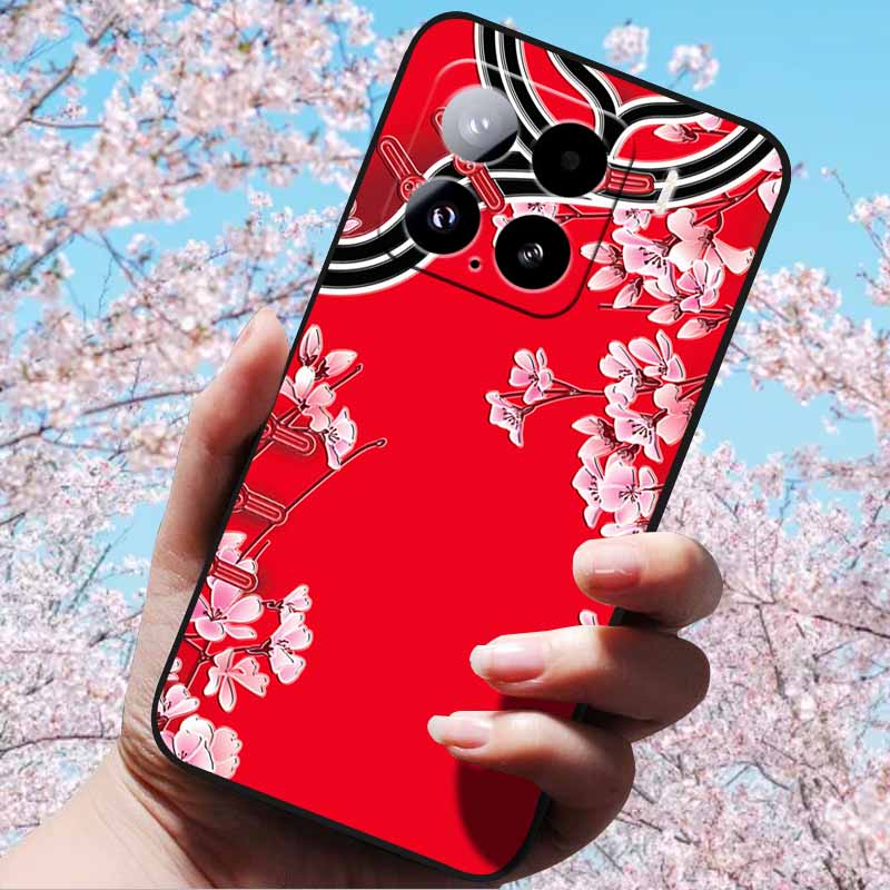 For Xiaomi 15 Pro 5G 6.73"Cases 3D Relief Soft Silicone Cover Retro Embossed for Xiaomi 15 5G Phone Mi 15pro 15 3D Soft TPU Case