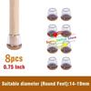 Table Chair Leg Protector Covers Thick Rubber Furniture Pads Floor Protectors Household No Scratches Reduce Noice Feet Caps Tool