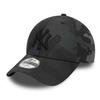 New Era 940 9FORTY Adjustable One Size Fits NY Cotton Baseball and Cap, All, Cap, Gender-Free, Men's Women's (Black Camo) [Used]