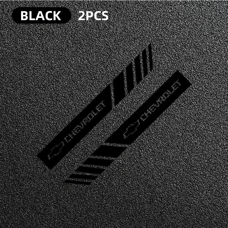 NDEFG1 2pcs Car Rearview Mirror Stickers Side Stripe DIY Decal For Chevrolet Spark Captiva Cruze Malibu Equinox Trax Camaro Blazer