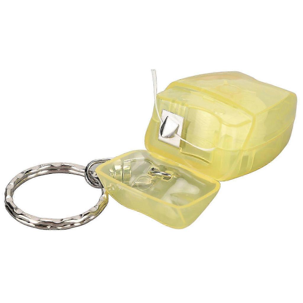 Cleaning Flosser Keychain Portable Oral Care Teeth Cleaner with Tooth Shape Box Oral Hygiene Travel Supplies