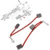 Starter Brush,2pcs Starter Brush Set 103347301 High Performance Generator Brush for EZGO Club Car