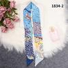 Luxury Horse Cloak Brand Scarf Fashion Design 100% Silk Scarf  Women Headwear Skinny Bag Hair Scarves Neckerchief