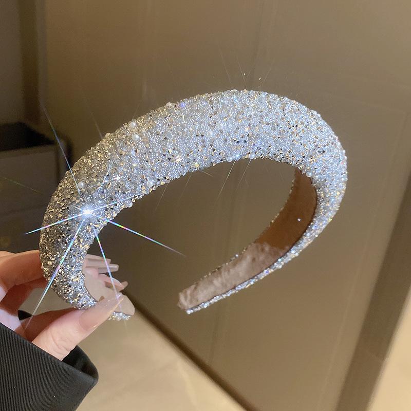 Fresh and Light Fabric Striped Simple Hairband, Versatile and Sweetly Cute Headband, High Crown Style Hair Restraint Accessory