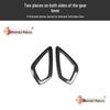 3D Carbon Fiber Peach Wood Stickers for 2011-2016 Veloster Interior Upgrade