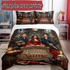 3-teiliges Bettbezug-Set (1 * Bettbezug + 2 * Kissenbezug, ohne Kern), Benutzerdefinierter Name The Vampire Diaries Muster Bettwäsche-Set, Heim Schlafzimmer Dekor Geschenk