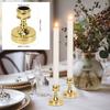 Vintage Candle Holders for Candlestick Set of 6 Rustic Taper Stick for Retro Victorian Antique Dinner Table Christmas Wedding