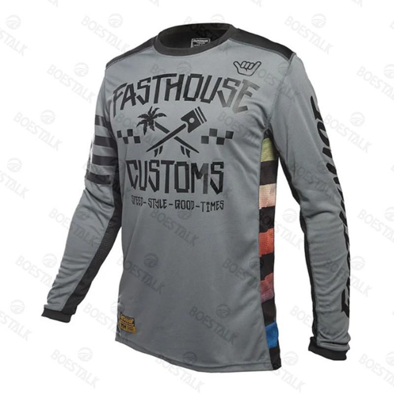 FASTHOUSE Outdoor Sports Cross-Country Motorcycle Cycling Suits Quick-Dry Mountain Long-Sleeves Quick-Surrender