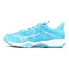 Mizuno Wave Claw Neo 2 Traspiranti Antiscivolo Durevoli Scarpe da Badminton Basse Scarpe Unisex Blu Arancione Vivo 71GA227011