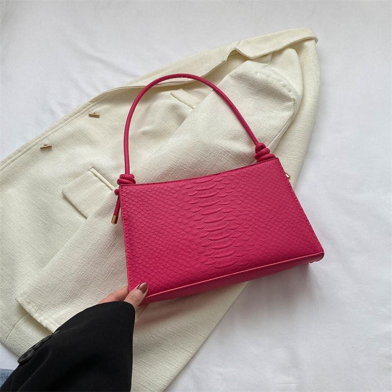 Trendy Urban Simple Design Small Shoulder Bag For Women With Zipper Closure