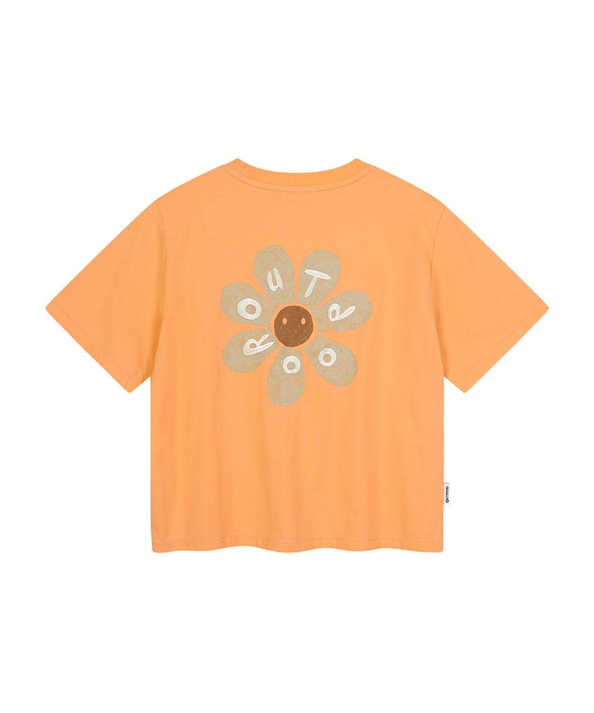 OUTDOOR PRODUCTS W Flower Half Sleeves (Peach)