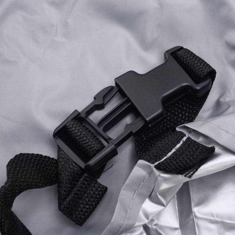 Grey Waterproof Caravan Camper Trailer Drawbar Tow Hitch Coupling Lock Cover With Buckle Oxford Cloth New