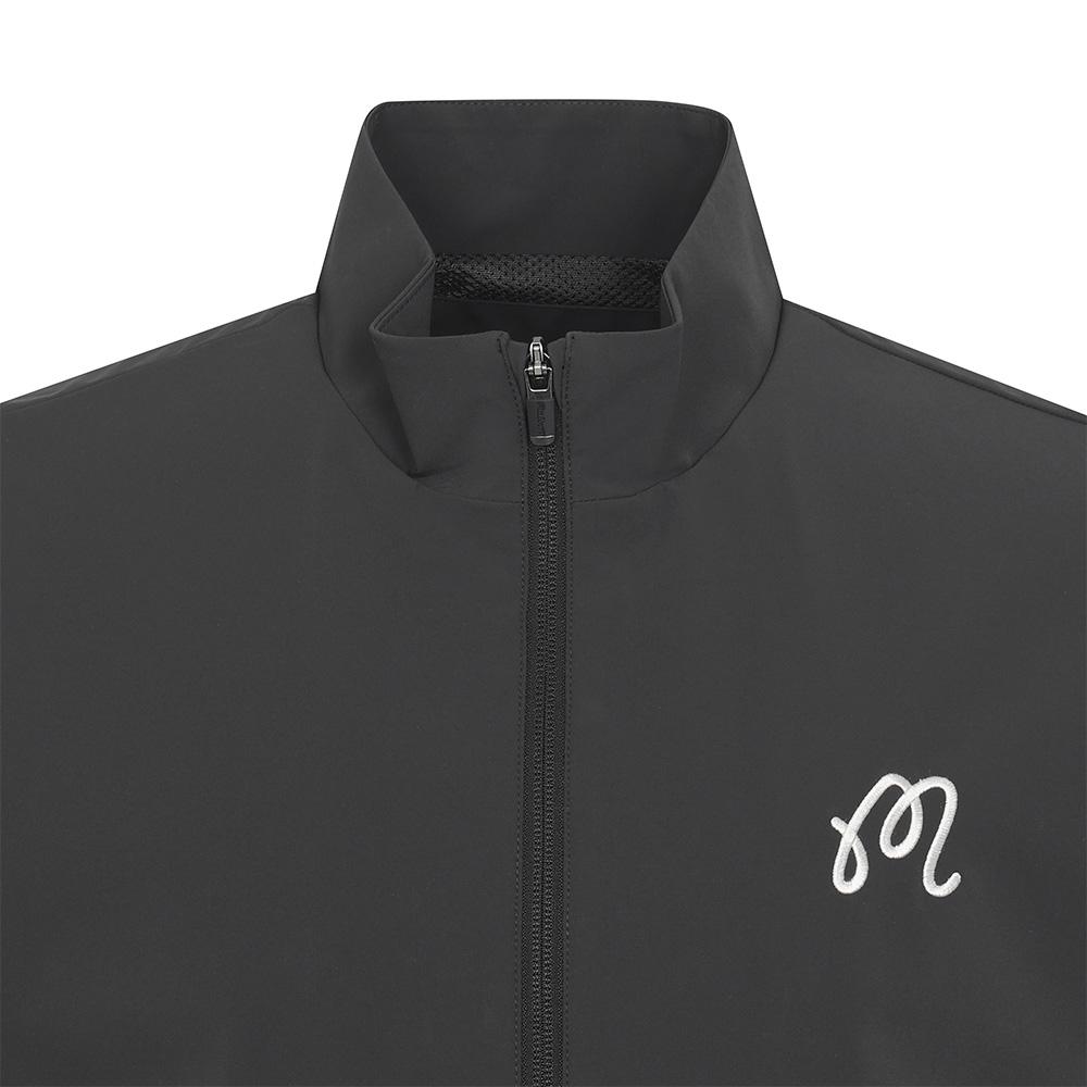 MALBON GOLF Tech Pool Zip Vest Black (Man)