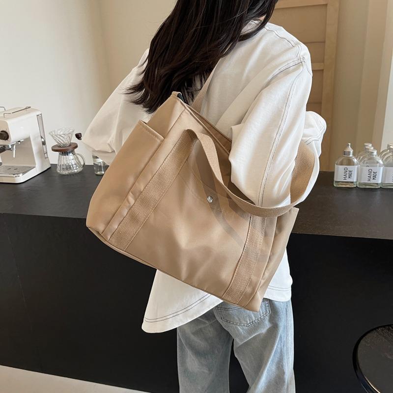 Go To Work, Go Out for Leisure, Beautiful In Summer, Large-capacity Tote Canvas Bag, Literary and Student Clothing Book, Shoulder Cloth Bag