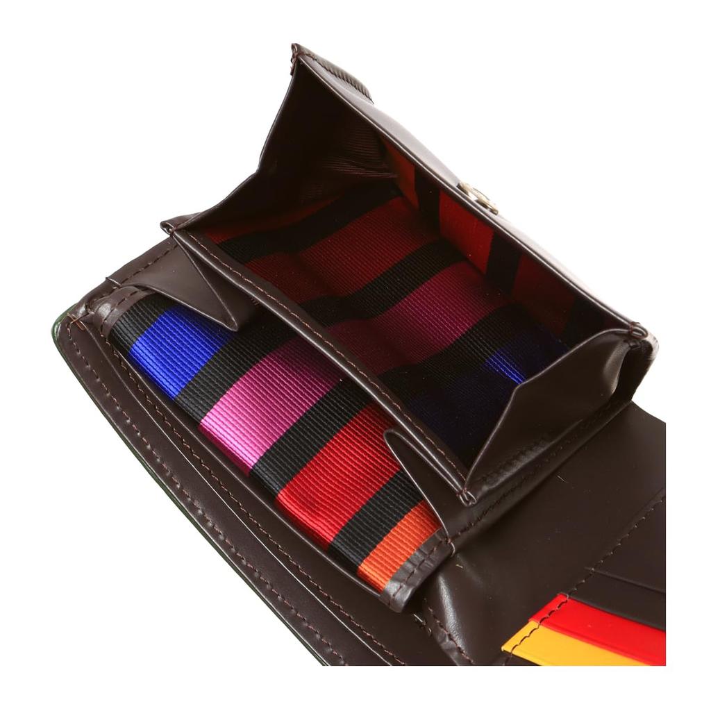 Castelbajac Bifold Mini Pressed Genuine Cowhide Casual Black Men's Wallet, Wallet, 057615, Leather, Style, [01]