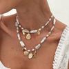 Ingemark 2Pcs/Set Trendy Elegant Baroque Imitation Pearl Necklaces For Women Creative Geometry Pendant Necklace Jewelry 2026 New