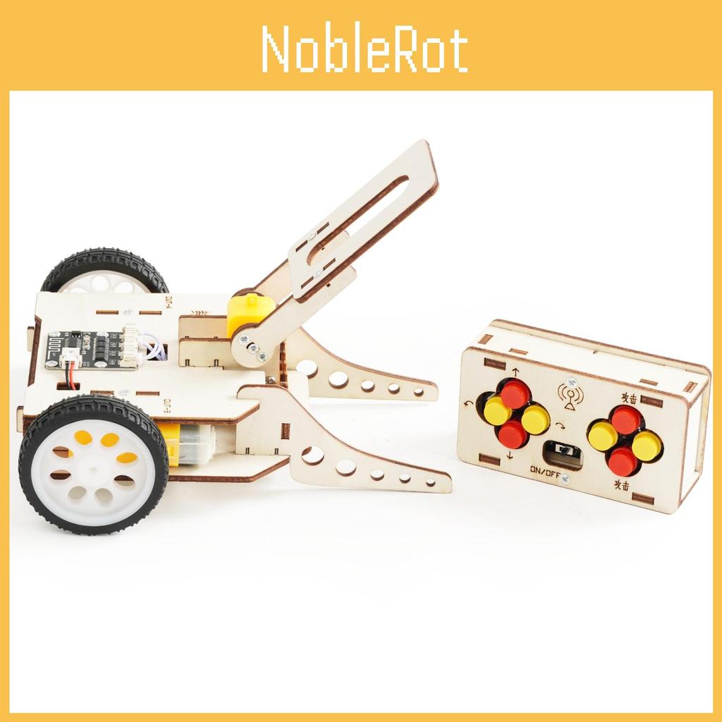 Wooden Remote Control Battle Tank With Crocodile Mouth Design For Science Experiments And Educational Play