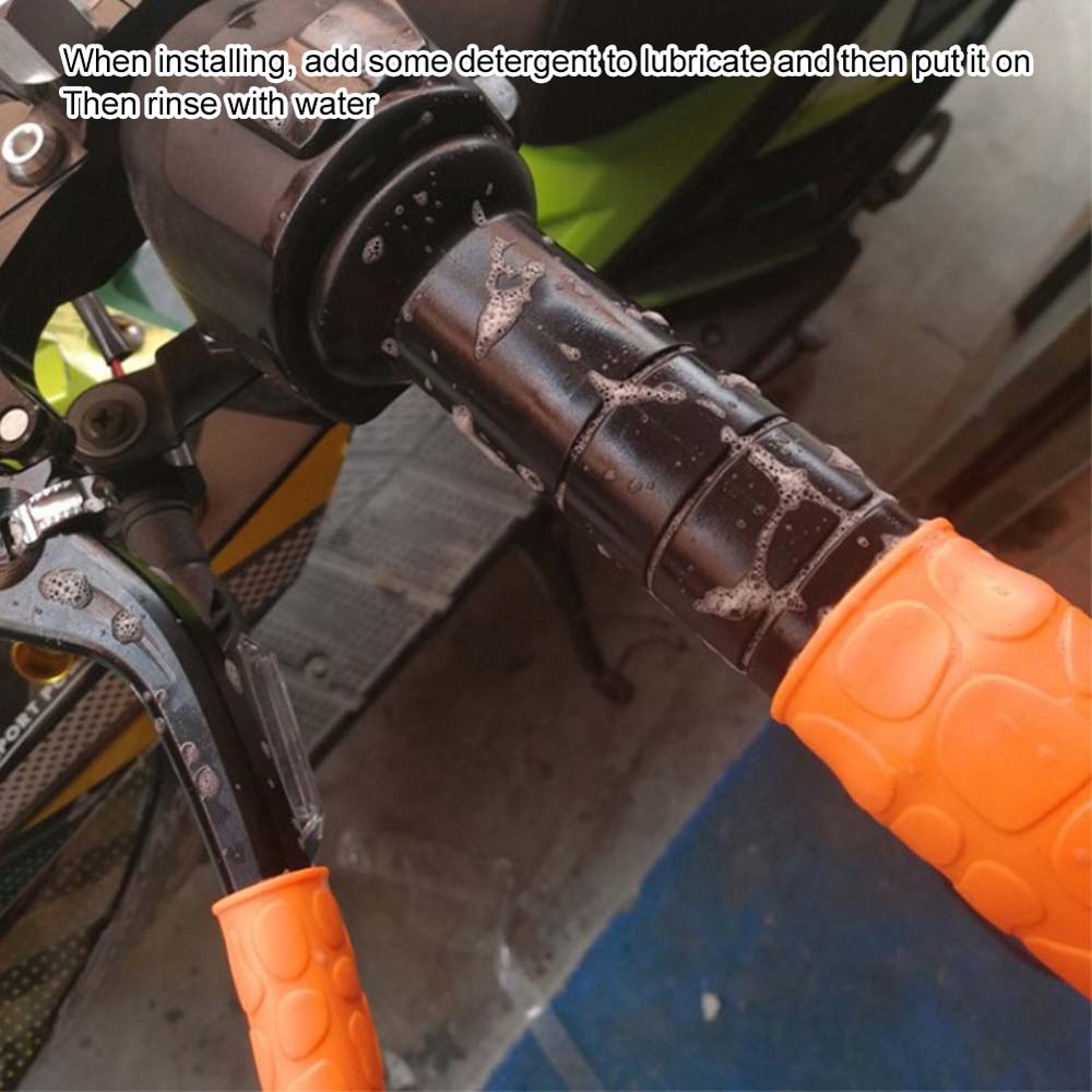 Motorbike Anti-skid Rubber Bar Handle Grip Cover Protector Brake Handle Motorcycle Handlebar Grip