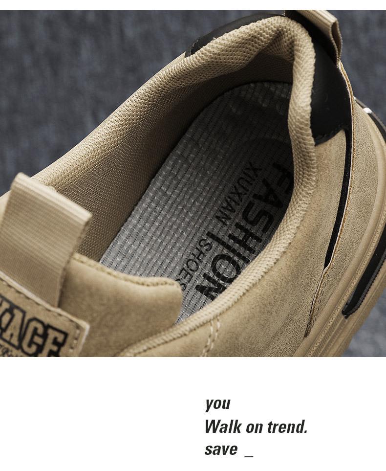 2024 New Summer Men's Breathable Casual Shoes: Versatile, Trendy, Light Sports Shoes with Labor Protection