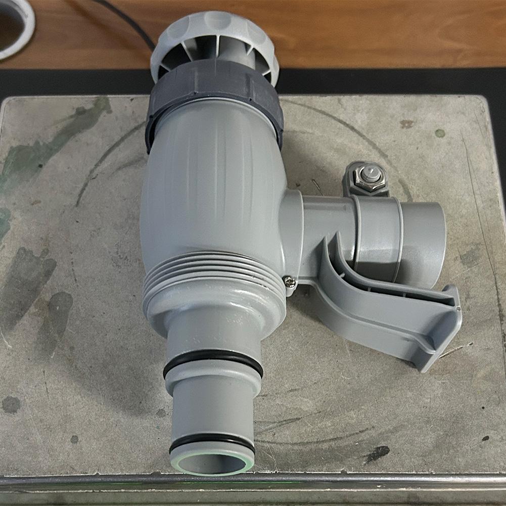 Adaptor Furtun Piscină Supraterană cu Robinet On-Off, Robinet cu Piston, Suport Furtun Piscină și Robinet cu Piston pentru Piscină Supraterană