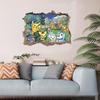 Pikachu Cartoon Kinderzimmer Schlafzimmer Dekor Kinderzimmer Wasserdichte Poster Wandaufkleber Pokemon Go Aufkleber