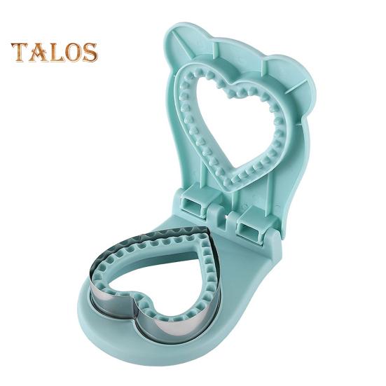 Molde para sándwich, cortador de pan, sellador con forma de corazón de amor, acero inoxidable de calidad alimentaria, bricolaje, bolsillo, pan tostado, herramienta de corte, utensilios de cocina