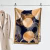 Autumn and winter new double-sided color oil painting series imitation cashmere thickened warm scarf women's air conditioner shawl