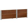 Pallet Top Frame Set 2 Pcs Brown 80 X 60 Cm Solid Pine Wood