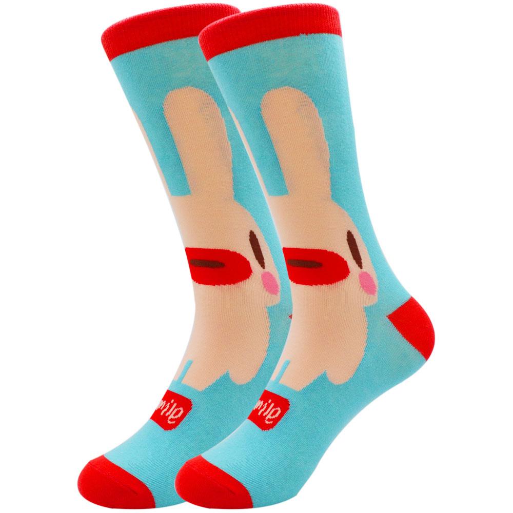 High Quality Custom Calcetines Socken Comic Character Cotton Funky Funny Cartoon Women Socks