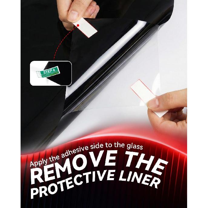 Car Window Tint 20" in x 20'Ft with 20% VLT, Nano Ceramic Window Tint Film for Car, UV&IR Protection Heat Insulation Anti-Explosion Scratch Resistant