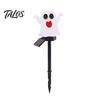 Decorative Porch Lights Halloween Solar Pumpkin Light, Ghost Garden Stake Holiday Theme Outdoor Decorations Waterproof LED Pathway Light for