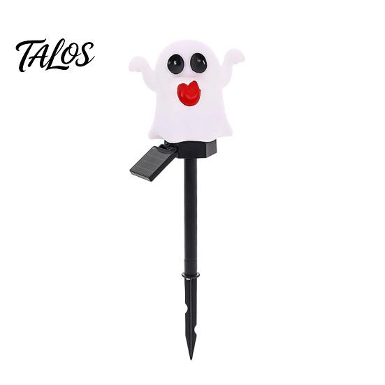 Decorative Porch Lights Halloween Solar Pumpkin Light, Ghost Garden Stake Holiday Theme Outdoor Decorations Waterproof LED Pathway Light for