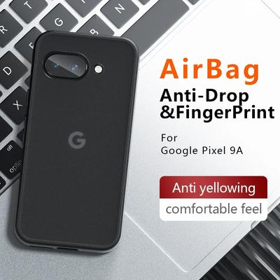 Matný akrylový nárazuvzdorný kryt pro Google Pixel 9A Pixel9 A Průhledný tvrdý ochranný kryt pro Pixel 9a 9 Pro XL 8A 7A