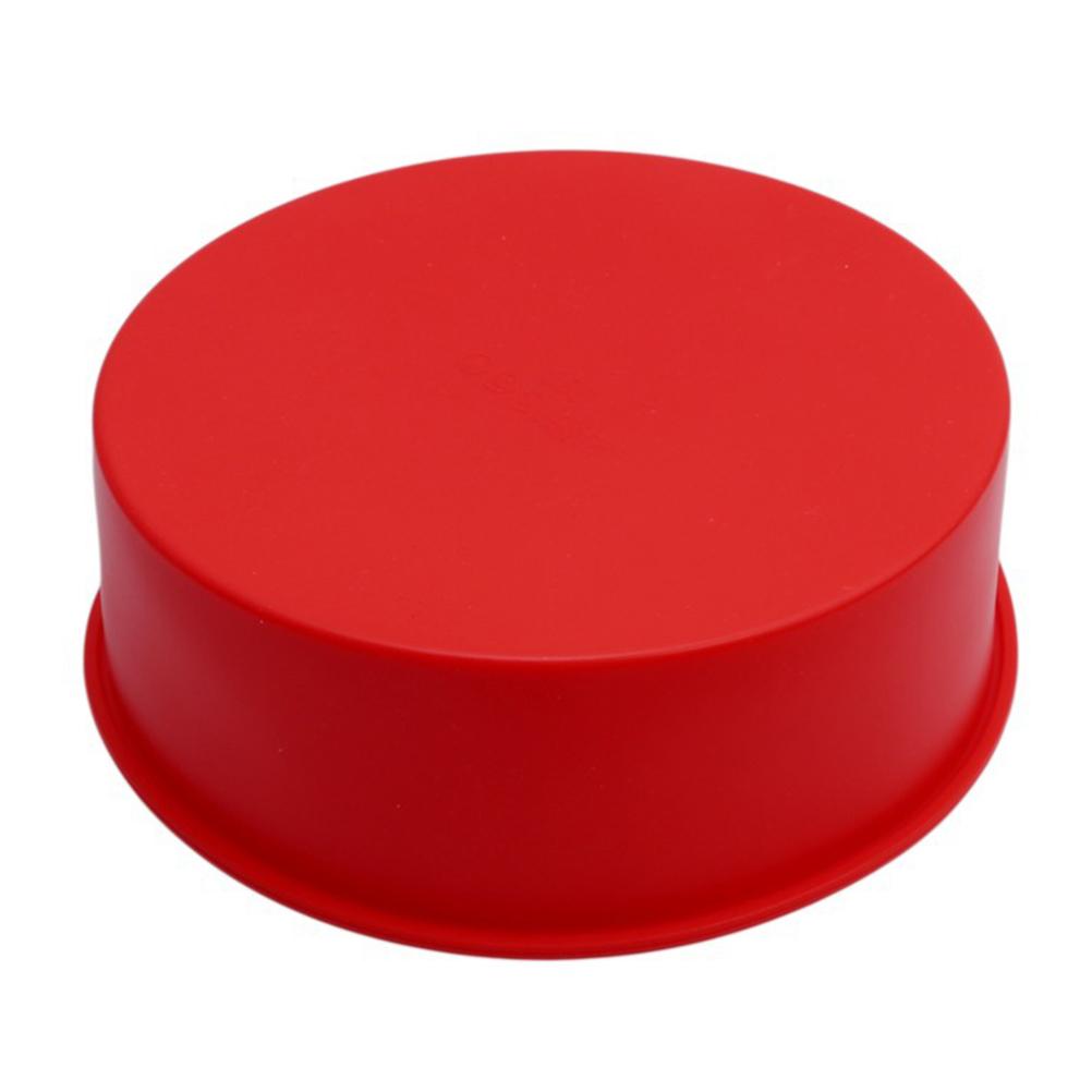 3PCS Silicone DIY Cake Mold Round Cake Pan 4 6 8 Inches Cake Mold Non Stick Baking Tools