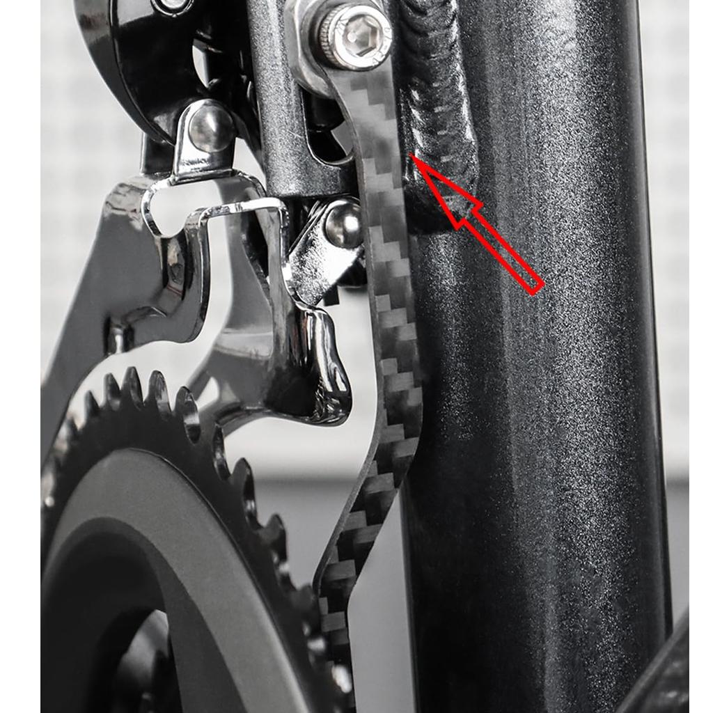 HOUSON Carbon Fiber Chain Guide for Bicycles and Racing Bikes