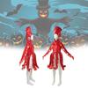 Vibrant Red Squid Outfit For Children Ideal For Anime Roleplay And Themed Events