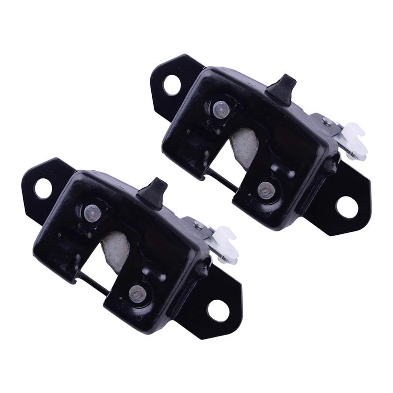 

2Pcs Black Rear Trunk Tailgate Lock Latch Striker 90503-JT30A 90503-EB700 Fit for Nissan Navara D40 Frontier Titan