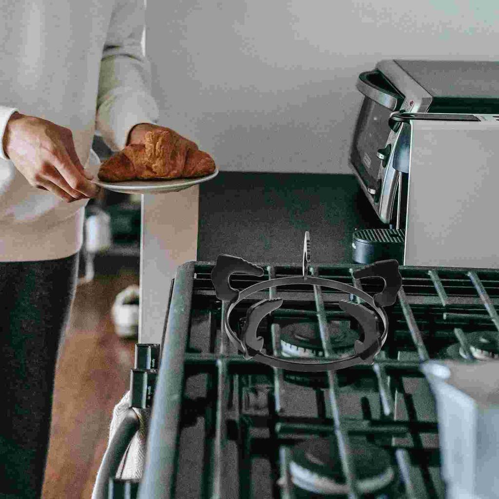 Gas Stove Pot Bracket Anti-Skid Pot Rack Practical Gas Stove Bracket Gas Burner Rack Kitchen Wok Rack