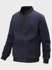 Spring British Style Men's Stand Collar Baseball Jacket - Trendy Casual Fashion