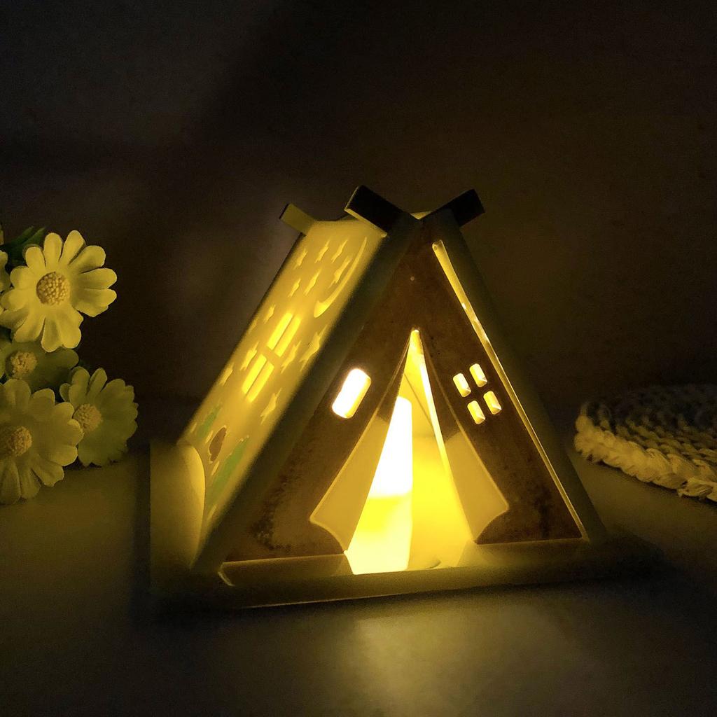 Flexible Sturdy Silicone Molds Fashion Accessory Portable for Making Unique Tent Shaped Candle and Home Decorations