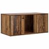 Cat Litter Box Furniture Reclaimed Wood 100 X 49 X 45 Cm Engineered Wood