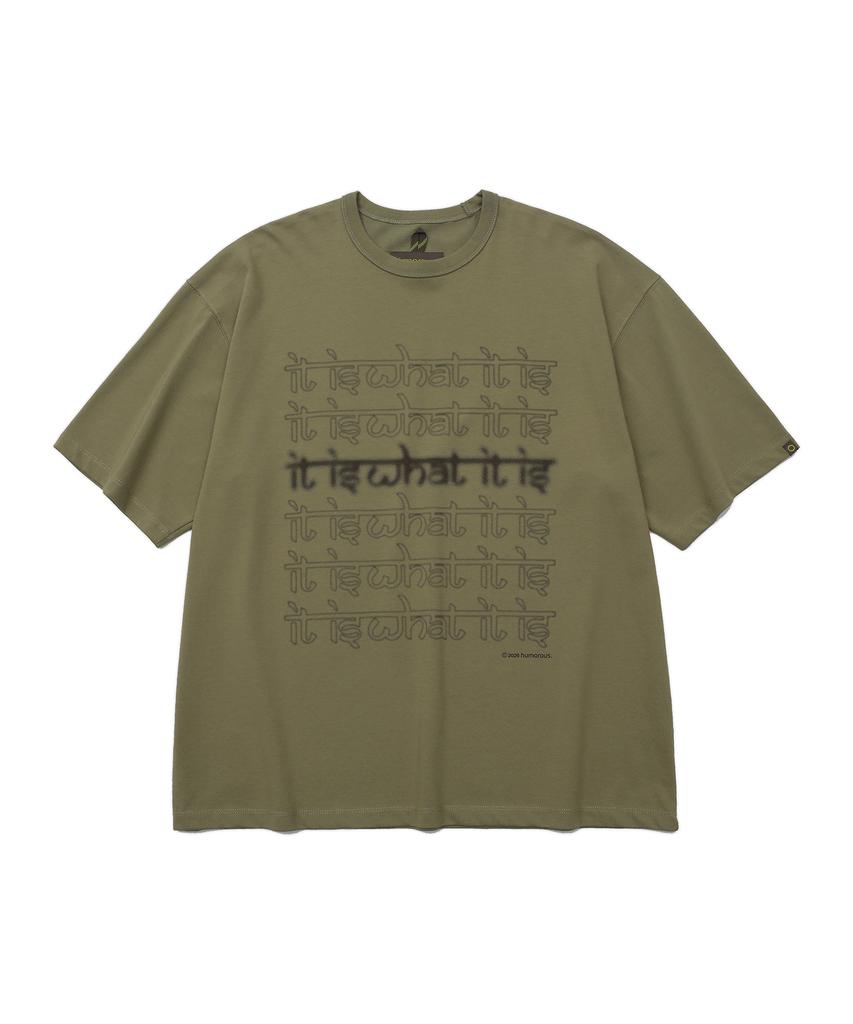 HUMOROUS ACCOUNT Iwi H/S Tee / Dried Herb