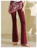 2025 High-Waist Yoga Pants: Hip-Lifting, Wide-Leg, Micro-Flare, Women's Two-Piece Style