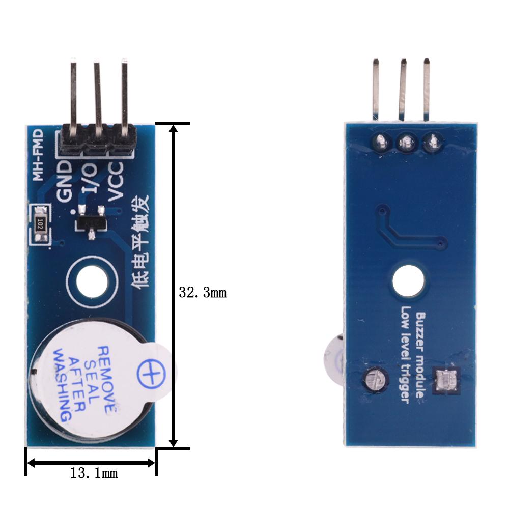 Modulo Buzzer Attivo / Passivo di Alta Qualità DC 3,3-5V Per Arduino Smart Car Kit Fai-da-te Scheda di Controllo a Trigger di Basso Livello Sensore Sonoro